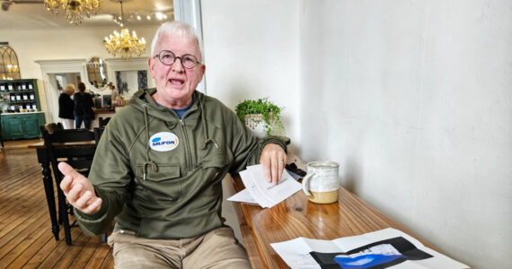 Jeff Kindle has been studying possible UFO activity around Mt. Rainier. Photo by Ray Miller-Still/Sound Publishing