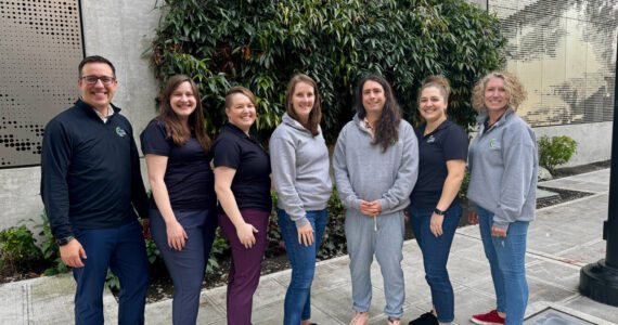 The Circle Creek leadership team: (Left to right) Stephen Doherty, Arden Keller, Courtni Doherty, Casey Hubeek, Julian Padgett, Kristen Mundy, Christina Terbovic. Courtesy photo