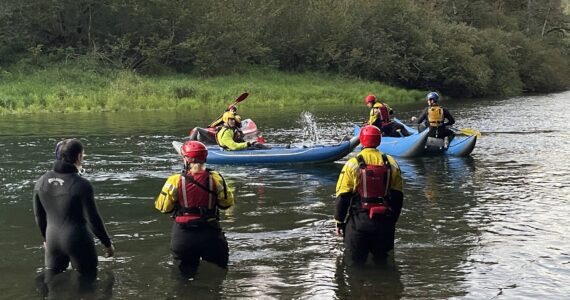 Swimmers, kayaks, and a Guardian One helicopter were unable to rescue Juan Martinez from drowning on Sept. 21. Image courtesy Puget Sound Fire