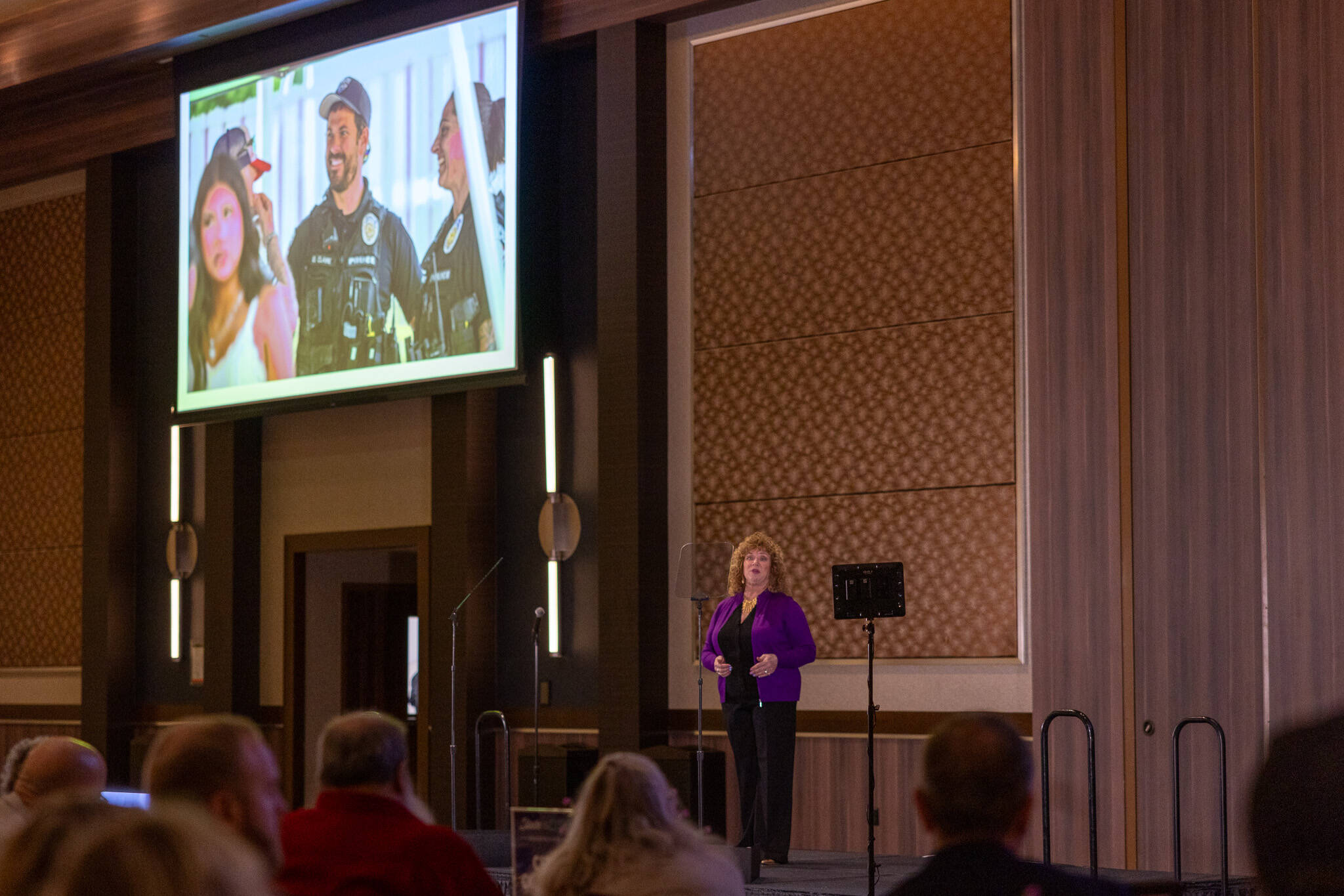 Courtesy photo
Auburn Mayor Nancy Backus delivers the 2025 State of the City address.
