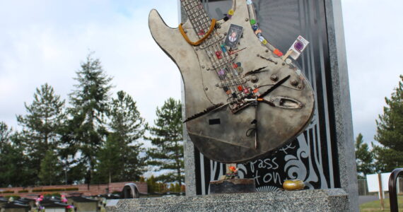 The grave of Jimi Hendrix at Greenwood Memorial Park in Renton. Photo by Bailey Jo Josie/Sound Publishing