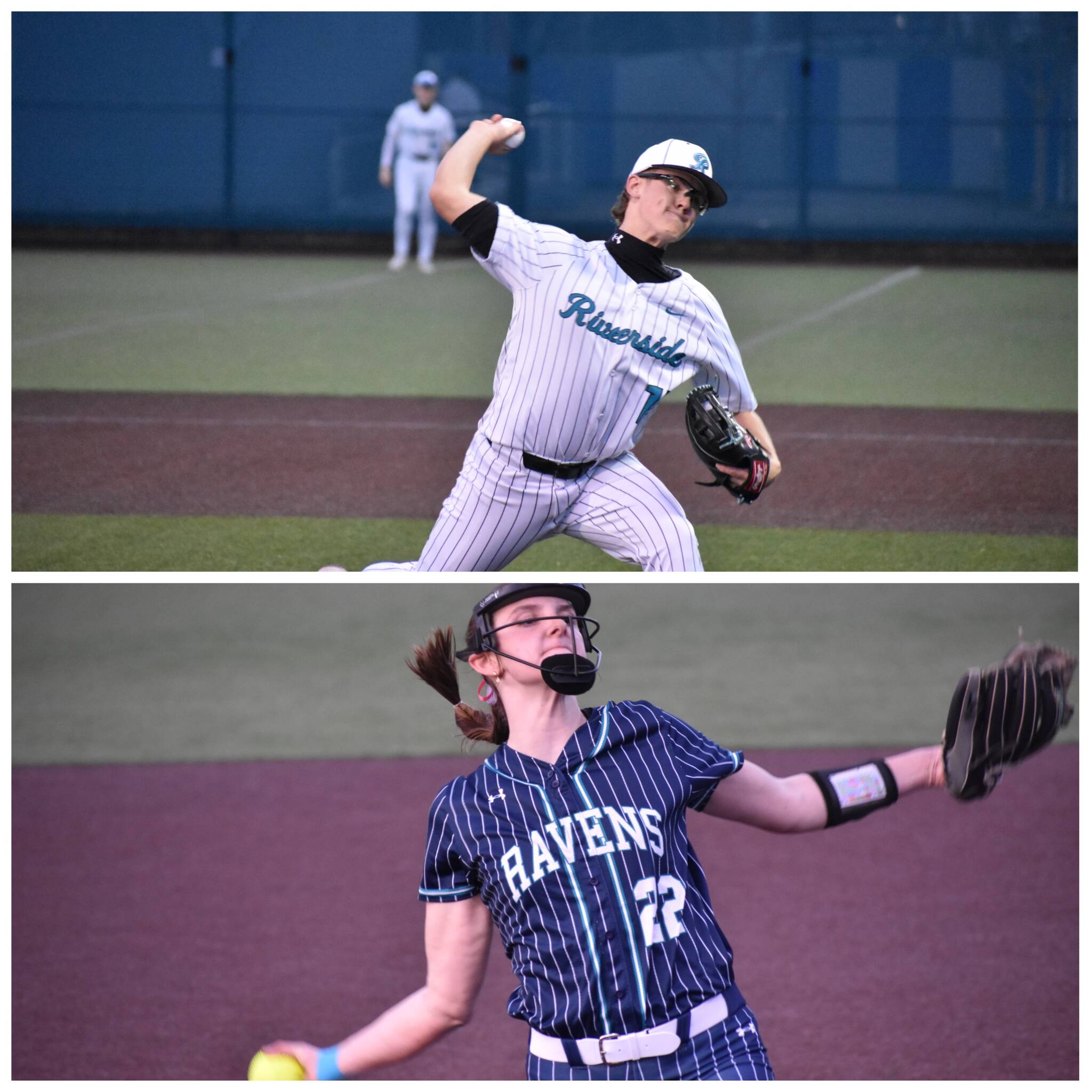 Cameron Bain and Danica Butler pitched very well in at home. Ben Ray / The Reporter