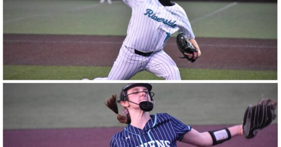 Cameron Bain and Danica Butler pitched very well in at home. Ben Ray / The Reporter