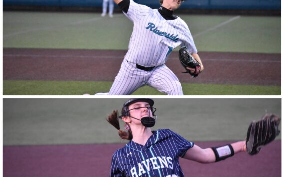 Cameron Bain and Danica Butler pitched very well in at home. Ben Ray / The Reporter