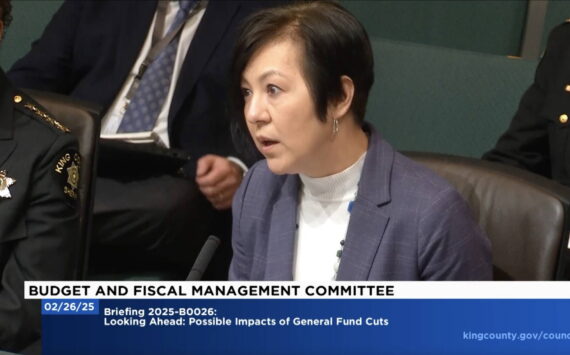Screenshot
King County Prosecuting Attorney Leesa Manion testifying to the King County Council about budget cut impacts.
