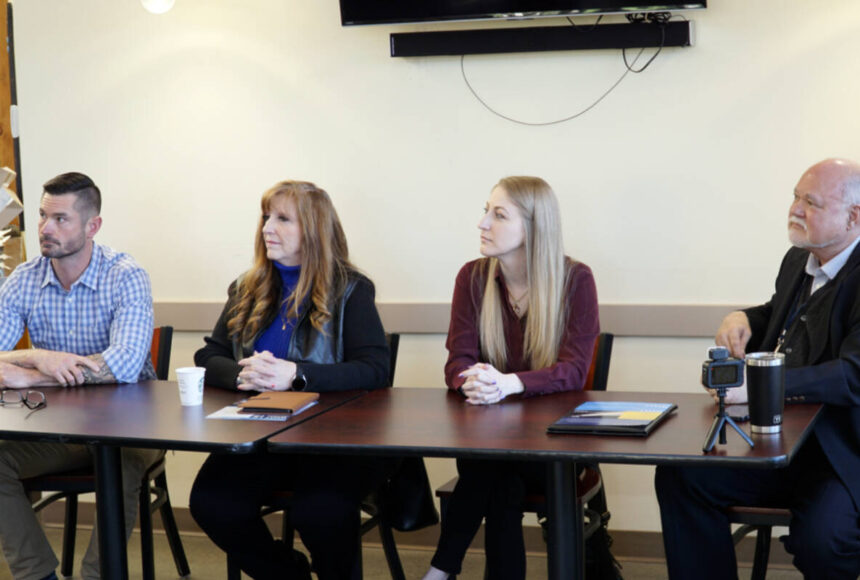 <p>Panel speakers from the first Community Coffee Chat of 2024. Join Valley Cities on May 21 in Kent for the kickoff of their 2025 Coffee Chats series. Photo courtesy of Valley Cities.</p>