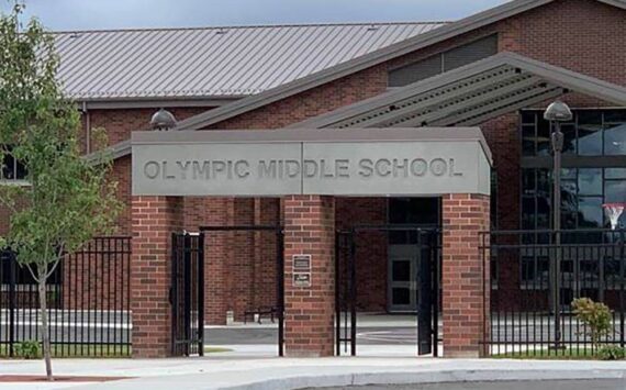 Olympic Middle School courtyard entry. Photo courtesy of Olympic Middle School
