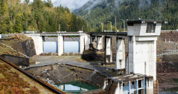 Howard Hanson Dam along the Green River. COURTESY FILE PHOTO, U.S. Army Corps