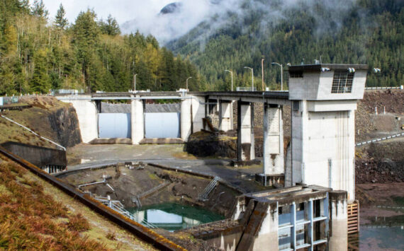 Howard Hanson Dam along the Green River. COURTESY FILE PHOTO, U.S. Army Corps