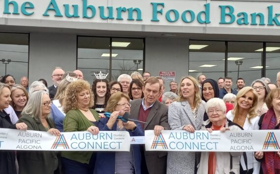 A ribbon cutting was held in March 2024 to celebrate the new home of the Auburn Food Bank, 2804 Auburn Way N. The food bank is located next to a centralized hub of social services called the Auburn Resource Center. File photo