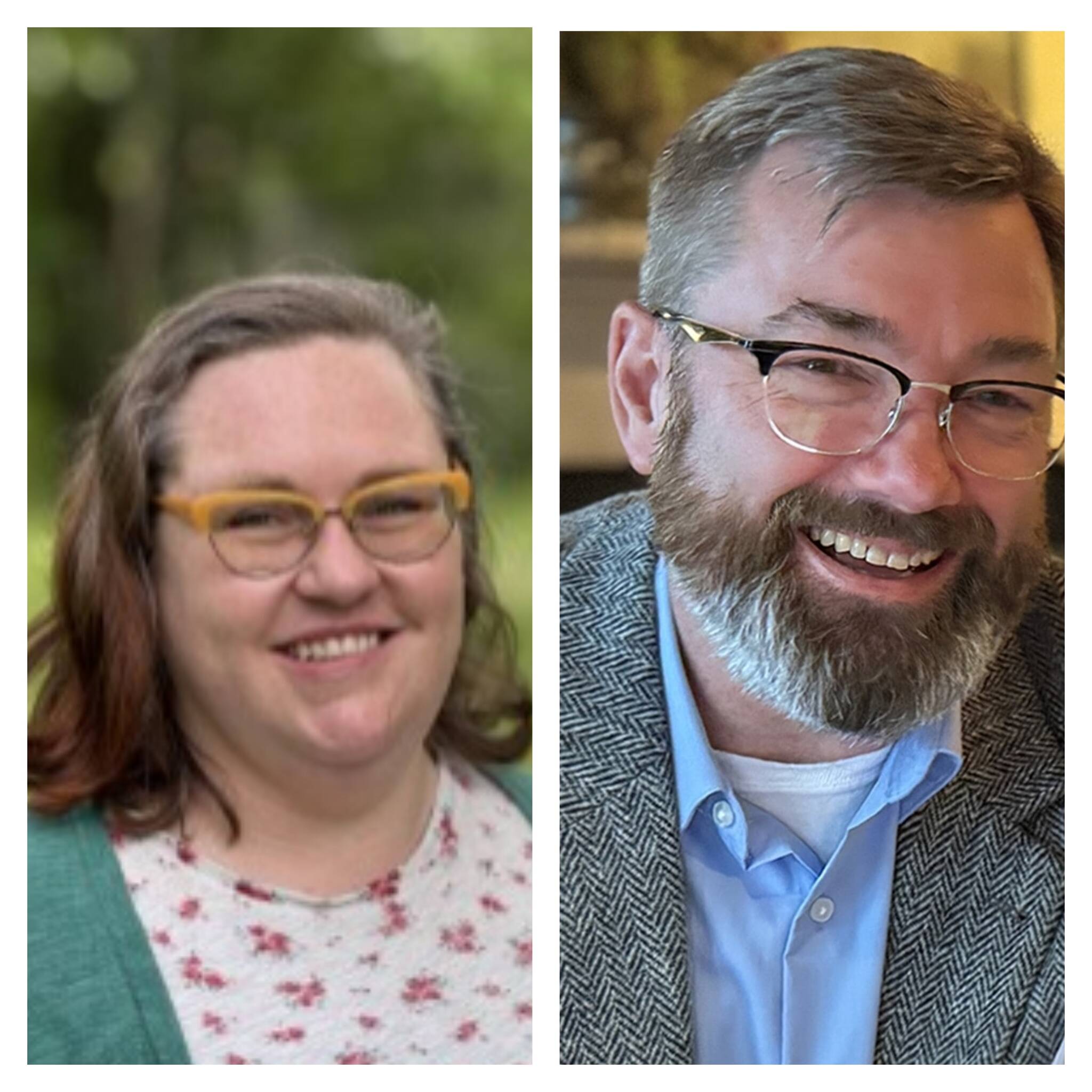 Pictured left to right: Erica Tomas and Brian Lott.