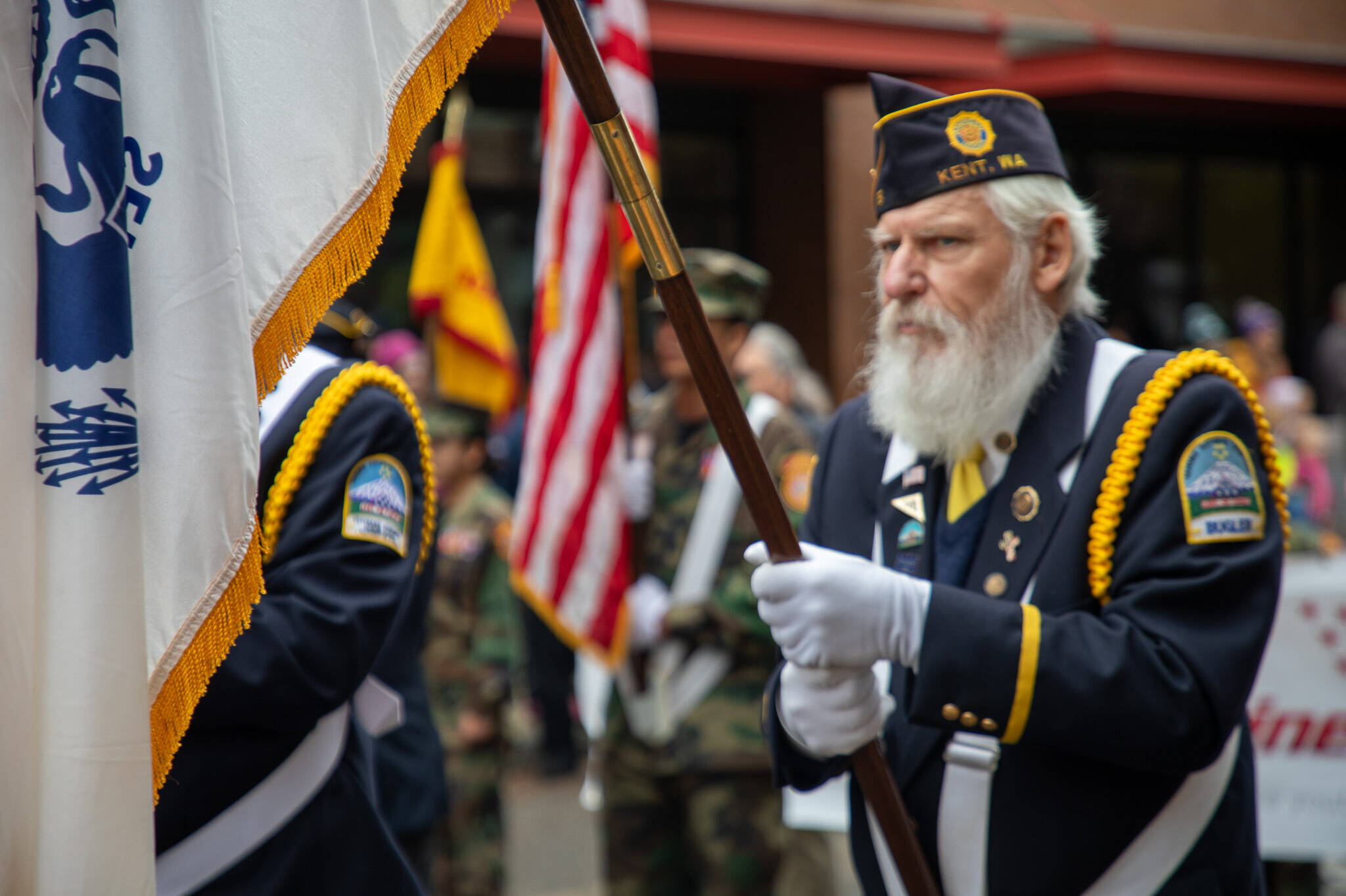 A scene from the 2024 Veterans Parade in Auburn. Courtesy photo