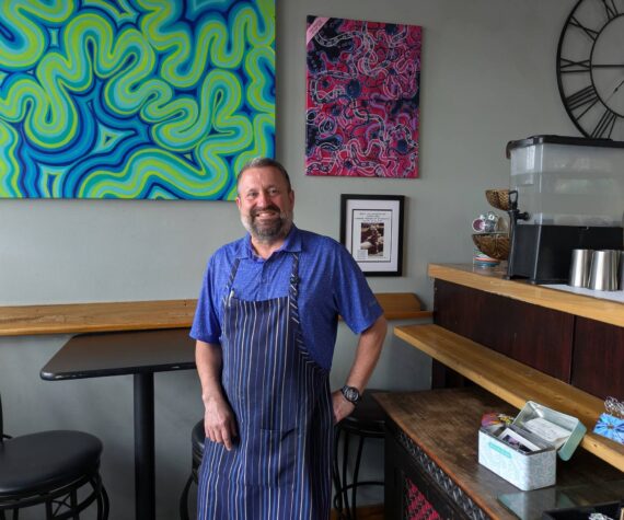 Owner Matthew Noesen of Zola’s Cafe. Photo by Bailey Jo Josie/Sound Publishing