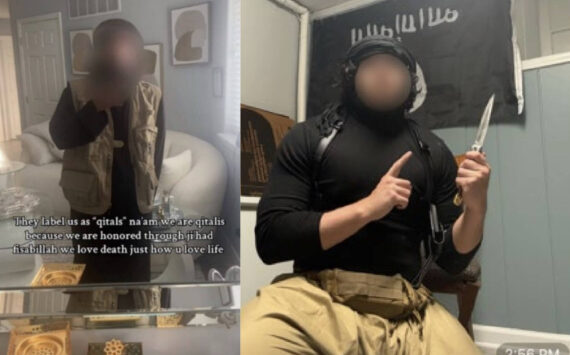 Left to right: A photo from a group chat of Mirreh and a photo Jimenez-Guzel. Screenshot from documents.