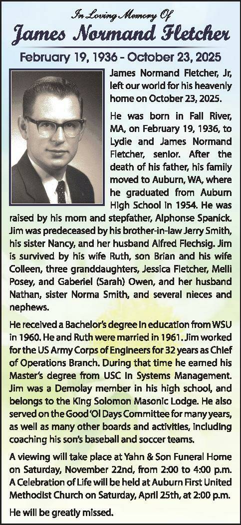 James Fletcher | Obituary