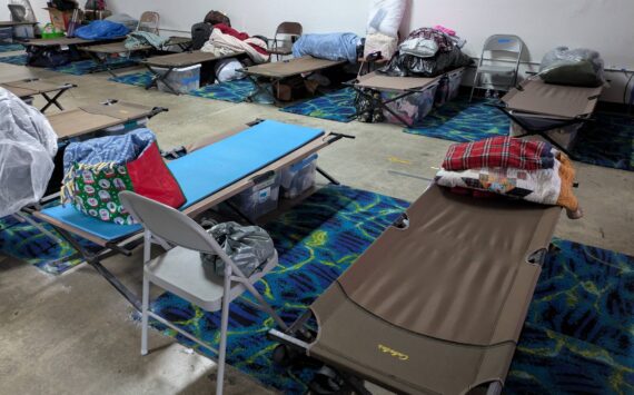 The Sundown Overnight Shelter helps keep 45 unhoused people out of the elements. Photo by Bailey Jo Josie/Sound Publishing