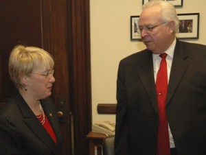Mayor Pete Lewis met with Sen. Patty Murray