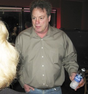 Pacific Mayor Richard Hildreth talks with a supporter during his reelection campaign kickoff event at the Trade Route Brewing Co. & Taphouse.