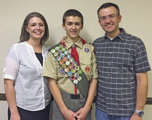 Shannon and Matt Willden with their son
