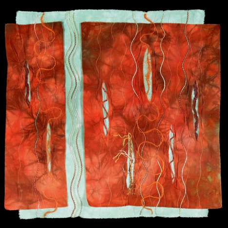 Ann Maki's works are vivid and colorful