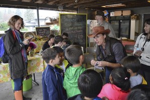 At the farm are Renee Almy