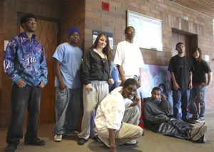 The Artworks mural employees at Auburn City Hall