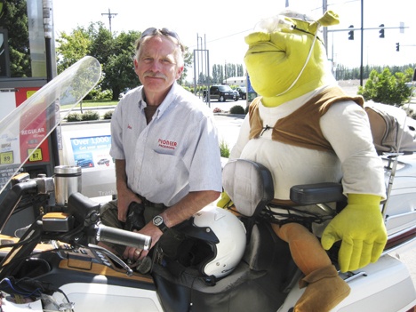 John Conwell and his friend