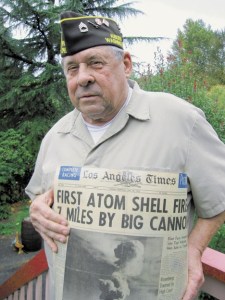 Army veteran Elmer Grosbier witnessed history during the Atomic Age.