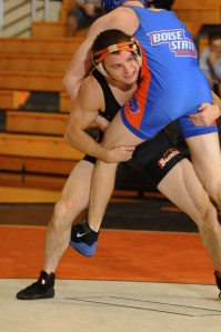 Auburn Riverside graduate Michael Mangrum in action for the Oregon State Beavers. Mangrum earned an All-American nod for his fifth-place finish at the NCAA Division I tourney.