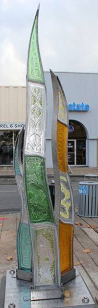 Lin Rebolini McJunckin's Riparian Totem.