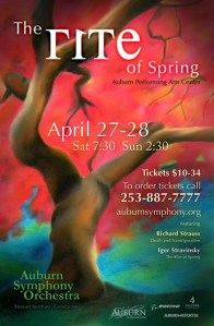 The Auburn Symphony Orchestra performs 'The Rite of Spring' this weekend at the PAC.