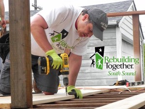 The mission of Rebuilding Together South Sound is to bring volunteers and communities together to improve the homes and lives of low-income homeowners.