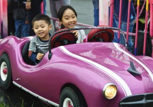 KIds can enjoy a wide variety of rides at the Puyallup Spring Fair.