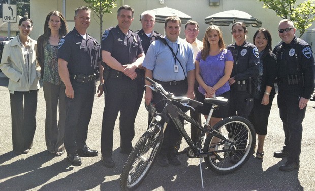 David Delaune and his new bike