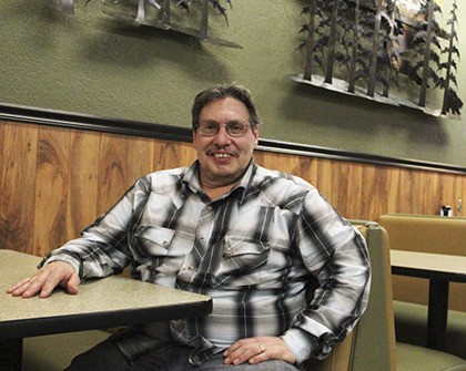 New in charge: Giovanni Di Quattro and his wife