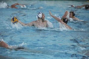 Auburn’s Tyler Arnold in the drink at the USA Water Polo National Junior Olympics this past week in Orange County