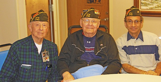 Auburn VFW Post 1741 members Bob Newman