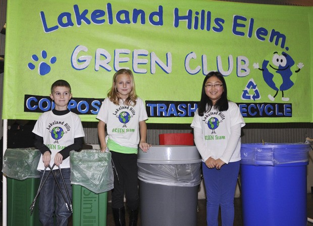 Lakeland Hills Elementary School's recycling Green Club