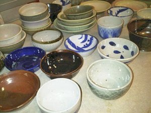 Attendees may buy a soup bowl handmade by students and professional potters for that minimum donation.