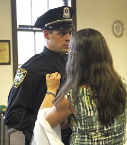 Pacific Police Officer Joshua Hong is honored with the Washington State Medal of Valor.
