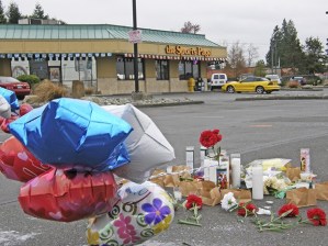 A March 31 shooting outside the Sports Page Tavern in Auburn left three people dead. No arrests have been made. The investigation continues.