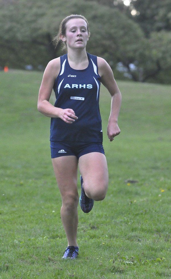 Auburn Riverside's Amanda Bunger will run in this Saturday's Westside Classic Cross Country District meet.