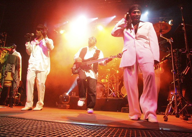 Earth Wind & Fire tribute band Kalimba filled the dance floor at Club Galaxy inside the Muckleshoot Casino during December.