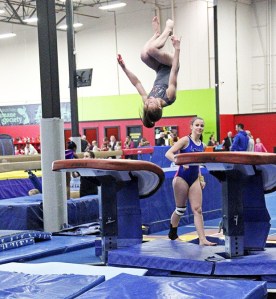 Auburn Gymnastics Level 7 competitor Kennedy Ausbun
