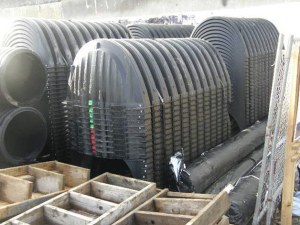 The storm-water retention vaults will be part of the City's planned Promenade project.