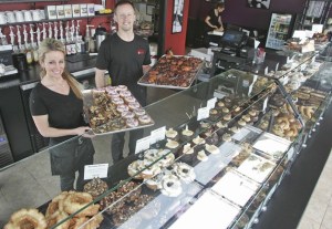 Shannon and Ken Patten are busy serving up famously-named doughnuts of many varieties to rave reviews.