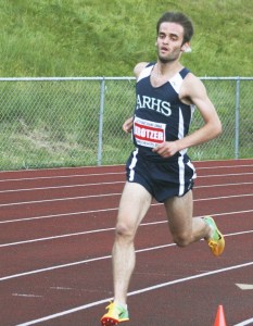 On the oval or trial