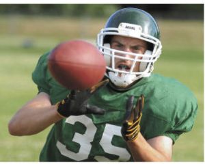 John Poore never played football while growing up. The former tennis standout at Jefferson High School started playing on a  pick-up basis after graduating and now is one of the wide receivers for the Valley Mustangs. The team is based in Auburn and plays in the North American Football League