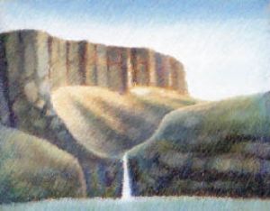 The oil pastels of Daniel Wend – including the one pictured above – will be on display at the Auburn City Hall Art Gallery on Aug. 25 through Sept. 19. The exhibit also will feature watercolor paintings by Jordan Cook. Visitors can meet both artists at a reception 5:30 to 7 p.m. Sept. 3. The gallery is located at 25 W. Main St.