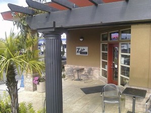 The façade grant program has enhanced Zola's Café.